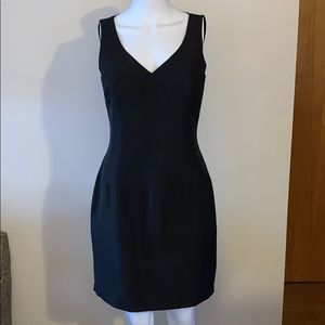HUGO BUSCATI WOMANS black fitted dress sz6